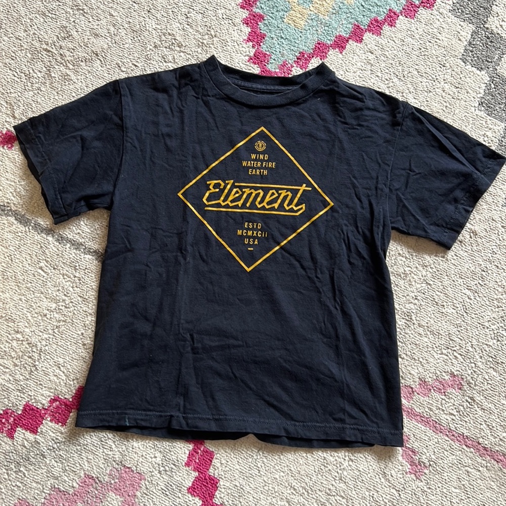 Element Navy Blue Boys T-shirt Size Small